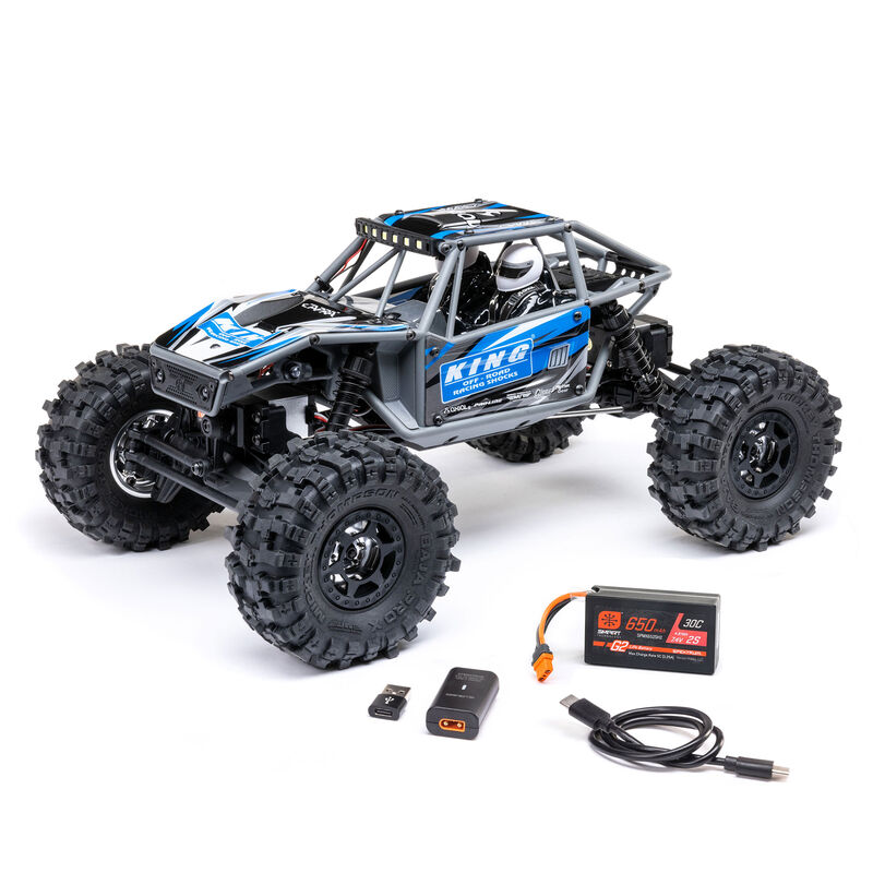 Axial 1/18 UTB18 Capra 4WS 4WD Trail Buggy RTR w Batt&Charg Blue